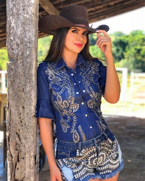 Pinterest Roupas Cowgirl Garotas Moda