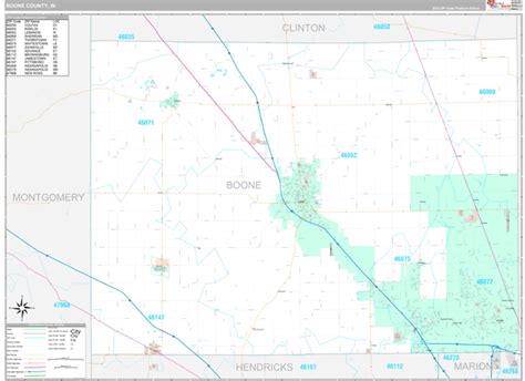 Boone County In Carrier Route Maps Premium