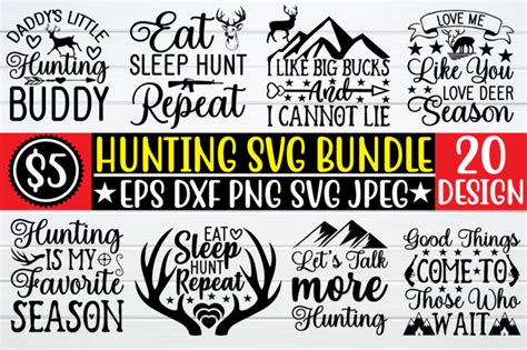 Hunting Vector Cut Files Hunting Quotes Svg Hunting Print Hunting Is My