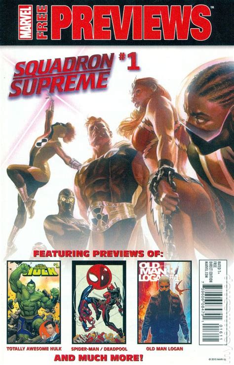 Marvel Previews 2015 Marvel All New All Different Comic Books