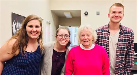 Each fall semester outstanding students are invited to submit applications for this. Student who's 84 years young returns to complete a degree she started in the 1950s | College of ...