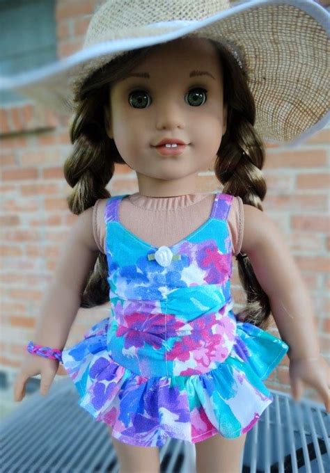 My Angie Girl Sun Bathing Cutie Doll Clothes Pattern 18 Inch American