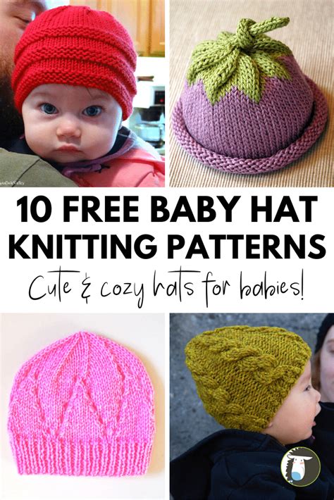 Newborn Easy Baby Hat Knitting Pattern For Beginners Easy Baby