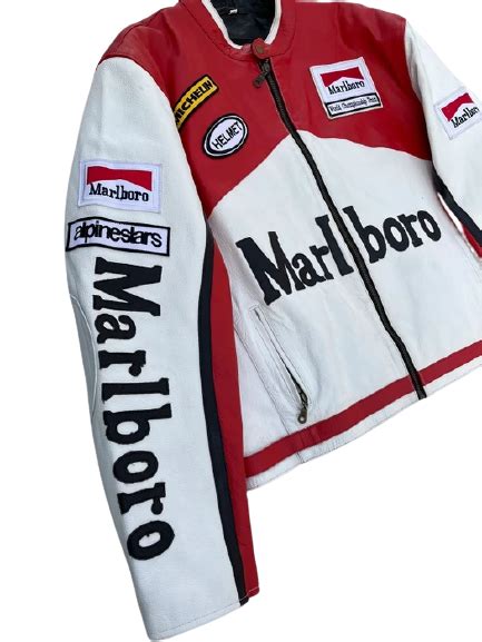 Marlboro Racing Vintage Jacket Film Leather Jacket
