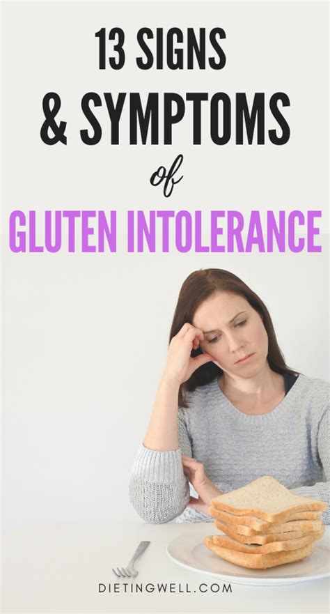 13 Early Signs Of Gluten Intolerance The Symptoms In Adults Signs Of