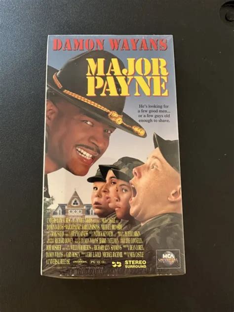 Major Payne Vhs 1995 New Sealed Damon Wayans 700 Picclick