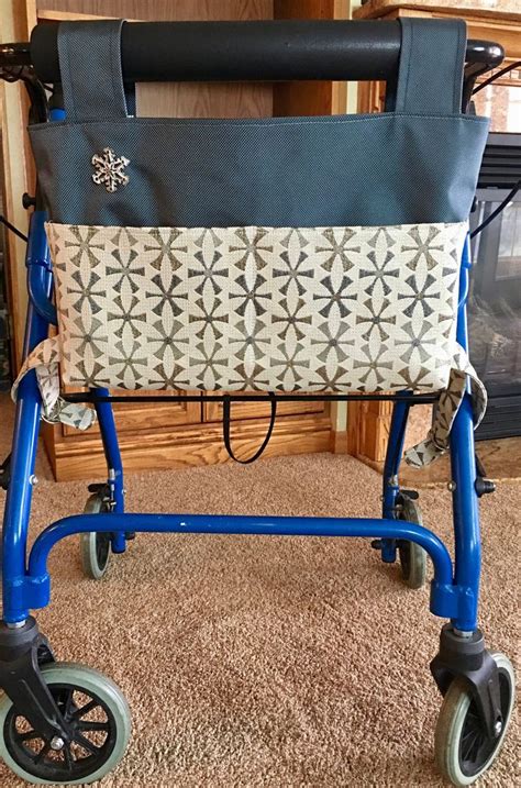 Gift her a subscription box that gives her all the materials needed to create lovely home decor projects. Elegant walker bag Rollator gift for grandma nursing home ...