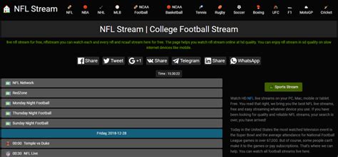 Problems with site or you can not find some. 15 Best Free Sports Streaming Sites to Watch Sports Online