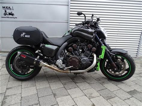 Specifications dimensions overall length 2395 mm / 94,3 in overall width 820 mm / 32,3 in overall height 1190 mm / 46,9 in seat height 775 mm / 30,5 in wheelbase 1700 mm / 66,9 in ground clearance 140 mm / 5,5 in dry weight curb (wet) weight 310 kg / 683 lbs Bag set STREET incl. KGL C-BOW - Yamaha V-Max 1700 2009 ...