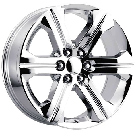 22 X9 Chevy Silverado Oe Factory Replica Wheels Chrome 6 Spoke Sez Rims