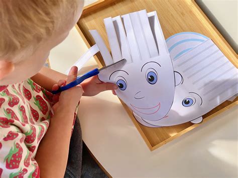 Scissor Practice Cutting Tray Ideas At 3 4yrs How We Montessori
