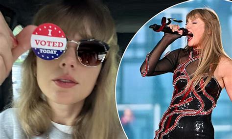 Taylor Swift Urges Fans To Make Their ‘voice Heard At The Polls After