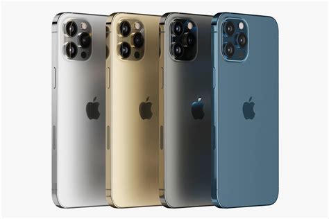 Apple Iphone 12 Pro Max All Colors 3d Model Cgtrader