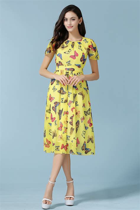 Womens Summer Dresses 2015 Summer Maxi Dress Long Yellow