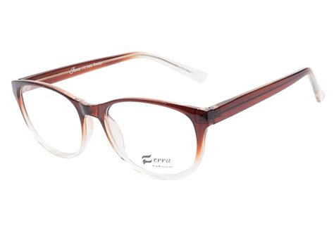 Ferra F3035 C2 Brown Fade Eyeglasses Get Low Prices Superior Customer Service Fast Shipping