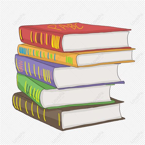 Cartoon Minimalist Reading Textbook Book Element Book Textbooks