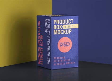 Free Vertical Product Packaging Box Mockup Psd Good Mockups