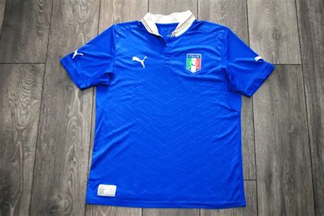 Italy National Team 2011 2013 Home Football Shirt Jersey Puma Size Mens