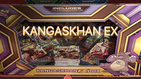 Opening A Kangaskhan Ex Box Pokemon Tcg Youtube