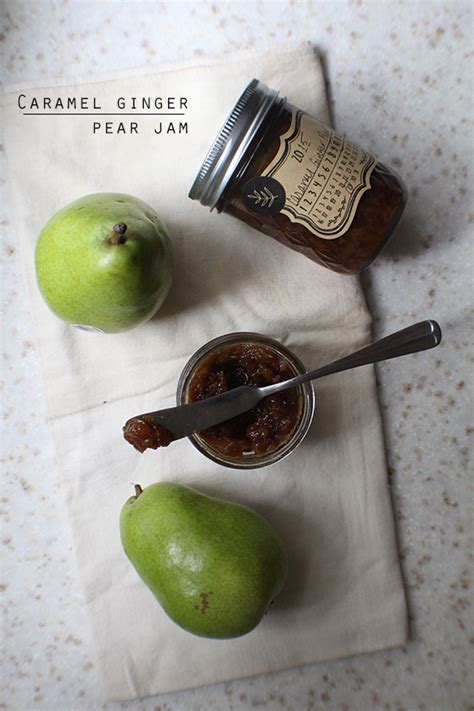 Simple Scones With Caramel Ginger Pear Jam And Vanilla Butter