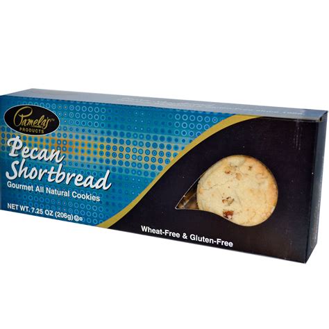 Pamela S Products Gourmet All Natural Cookies Pecan Shortbread