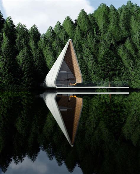 Cabin X Woods Futuristic Architecture Modern House Design Amazing