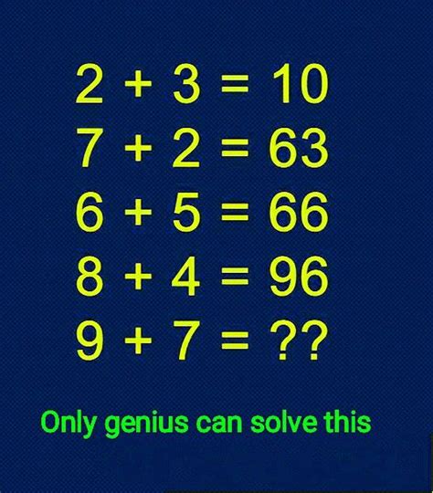Only Genius Can Solve This Tricky Riddles With Answers Brain Teasers With Answers Math Logic