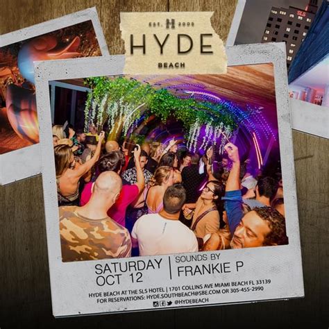 Hyde Lounge Frankie P Tickets At Hyde Beach In Miami Beach By Hyde Beach Tixr