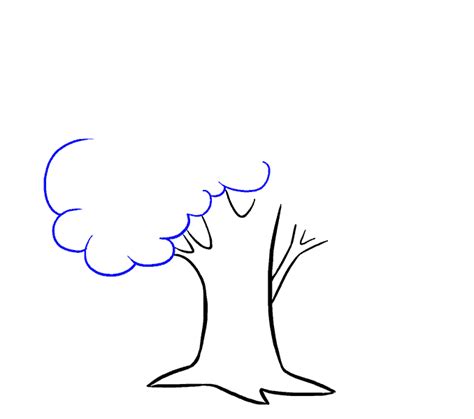Tree Drawing Easy Cartoon