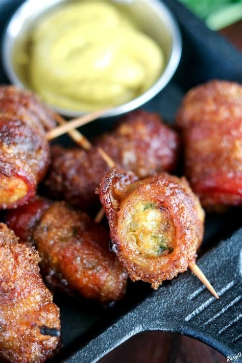 Although the meatballs are not browned first, they still cook though in the sauce and it is safe to add them to the sauce raw, as long as the sauce is kept at a simmer until the meatballs are cooked through. Bacon Wrapped Chicken Meatballs by Karyl's Kulinary Krusade