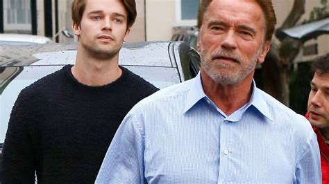 Arnold Schwarzenegger S Son Patrick Is A Chip Off The Old Block During Shopping Trip Mirror Online