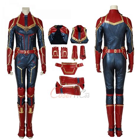 Carol Danvers Costume Captain Marvel Cosplay Deluxe Version Marvel Cosplay Captain Marvel