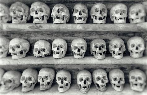 Human Skulls Found Inside A Christian Catacomb Stock Photo Colourbox