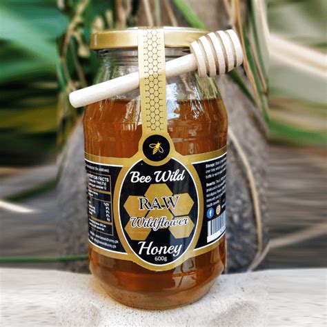 Beewild Raw Wildflower Honey 600 Gm Wheatfactory
