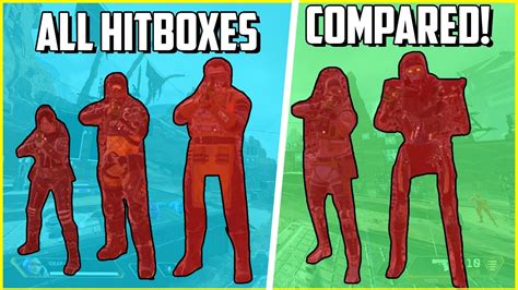 All Apex Legends Season 4 Hitboxes Ranked Animations Hitbox Size