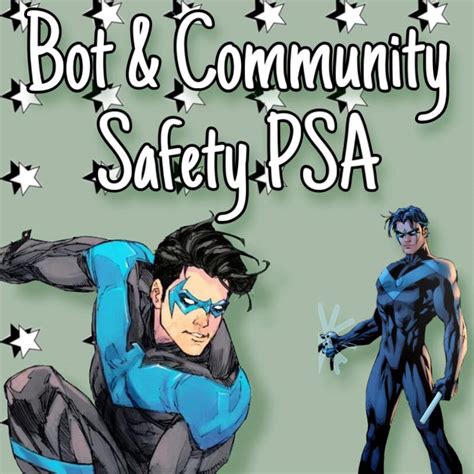 Bot And Community Safety Psa Teen Titans Amino