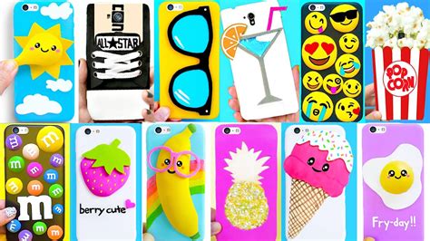 diy phone cases with craft foam easy and cute phone projects and iphone hacks youtube