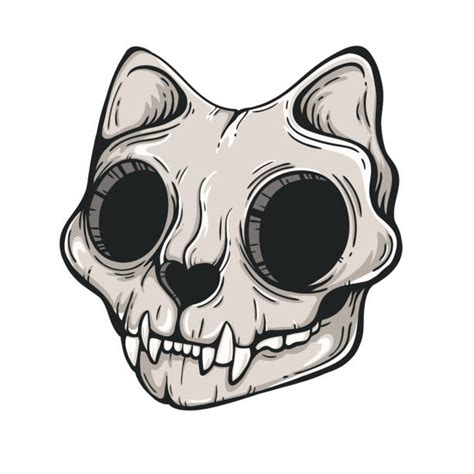 11500 Cat Skull Stock Illustrations Royalty Free Vector Graphics