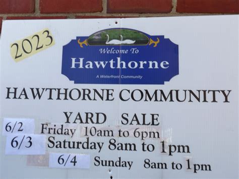 Jun 2 | Hawthorne Community-Wide Yard Sales | Essex, MD Patch