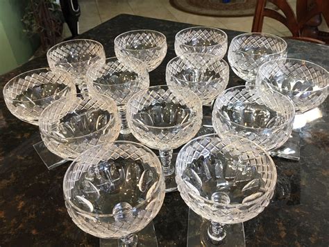 Georgeous Set Of 12 Hawkes Crystal Donisel Stem 6015 Tall Etsy Crystals Crystal Stemware