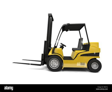 Yellow Forklift Truck Hi Res Stock Photography And Images Alamy