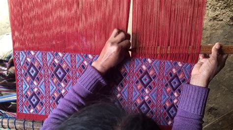 Backstrap Loom Weaving In Guatemala Estrella De Mar Youtube