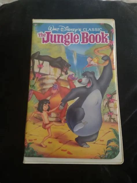 THE JUNGLE BOOK Black Diamond Classic Walt Disney RARE VHS PicClick