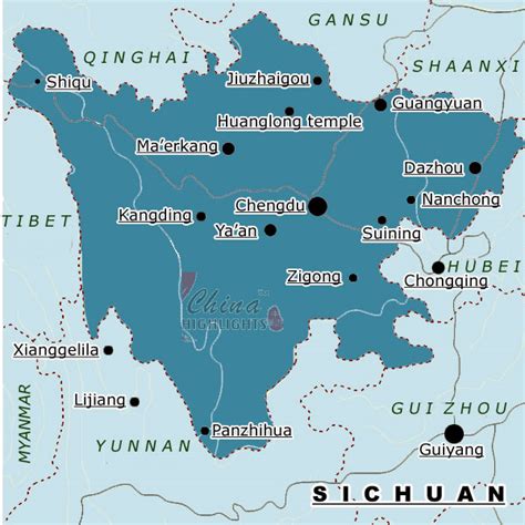 Sichuana Provincial Level Division In Sw China