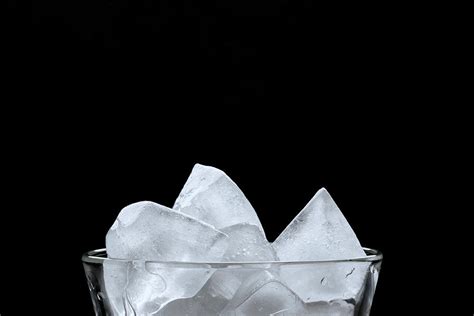 Ice In A Glass Photograph By Alain De Maximy Fine Art America