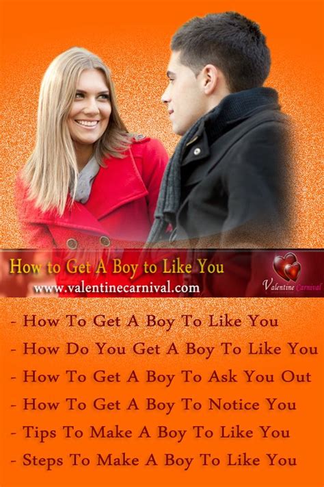 Learn simple techniques to make him want to be with you. Hey guys, If you're wondering how to get a boy to like you ...