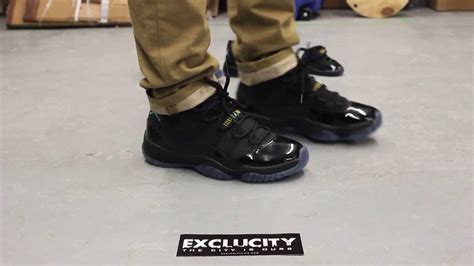 Air Jordan Xi Gamma Blue On Feet Video At Exclucity Youtube