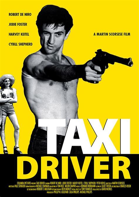 Movie Poster For Taxi Driver By Martin Scorsese Revival