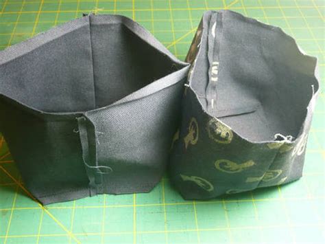 Fabric Bucket Tutorial And Pattern Easy Step To Step Diy