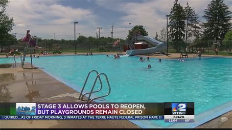 Stage 3 Of Indiana Reopening Plan Allows Pools To Open Playgrounds